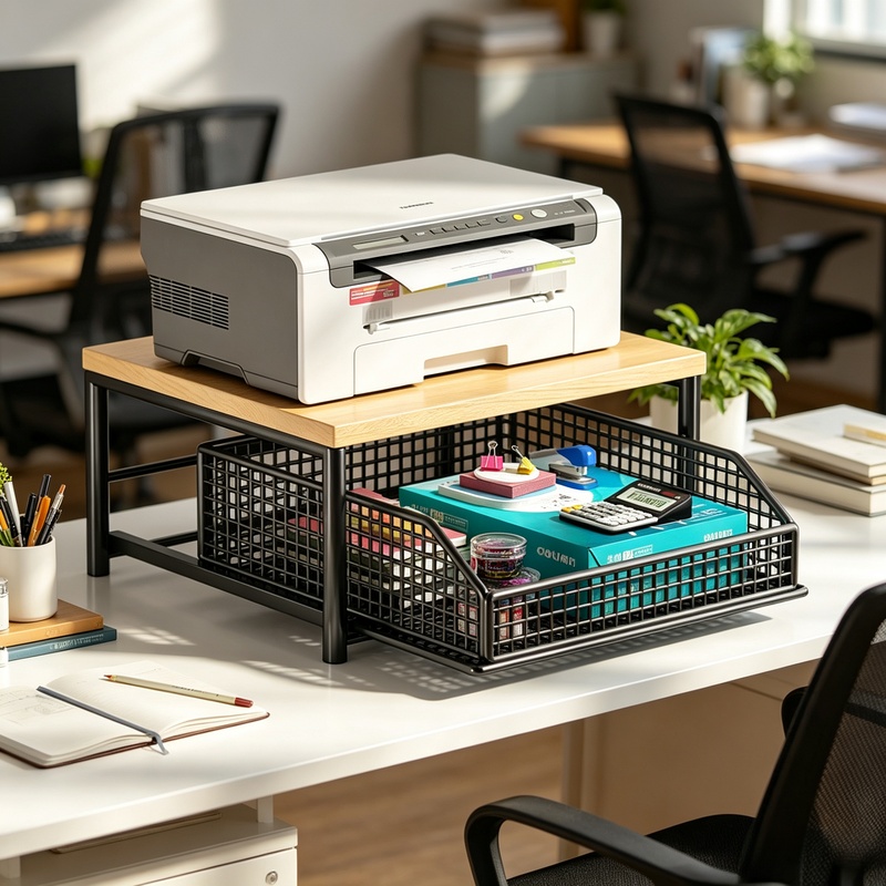 Kitchen Baking Rack - Rak Microwave Vertikal dengan Laci &