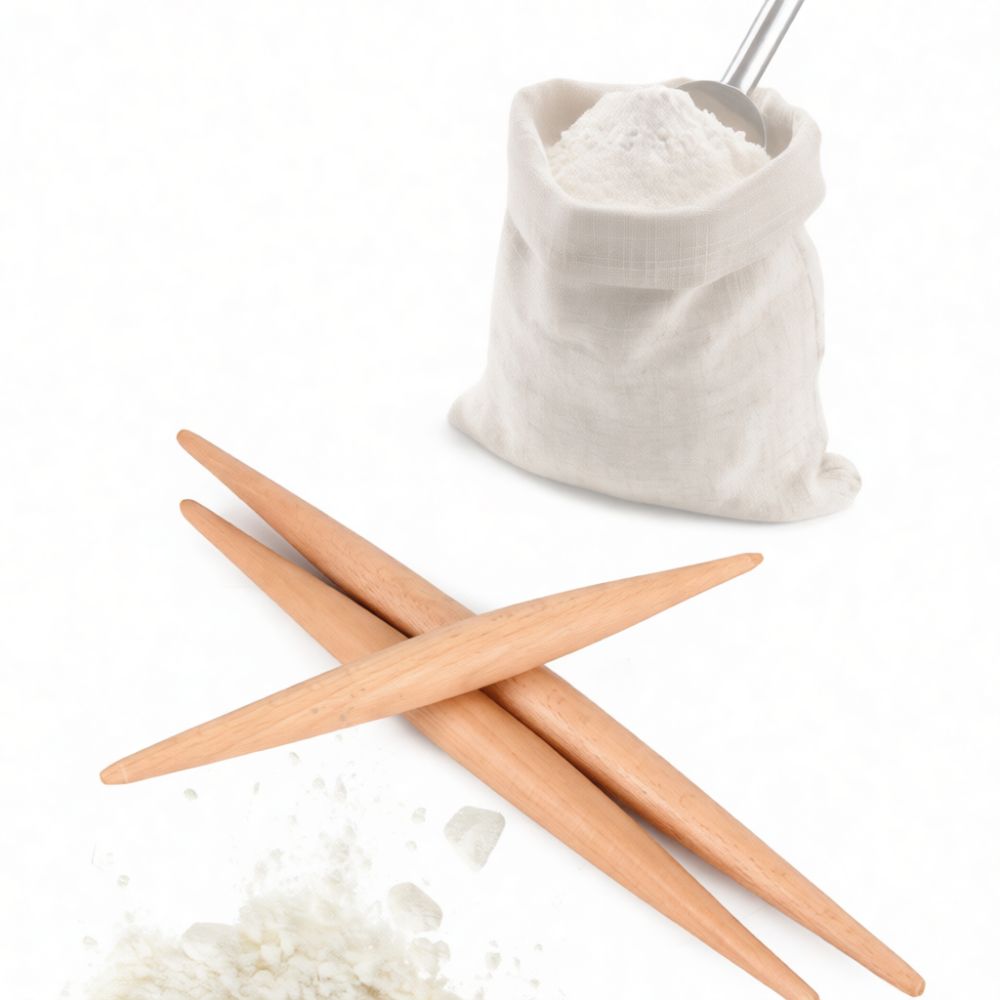 Kitchen Roller Baking - Alat Penggilas Adonan Kayu yang Tahan