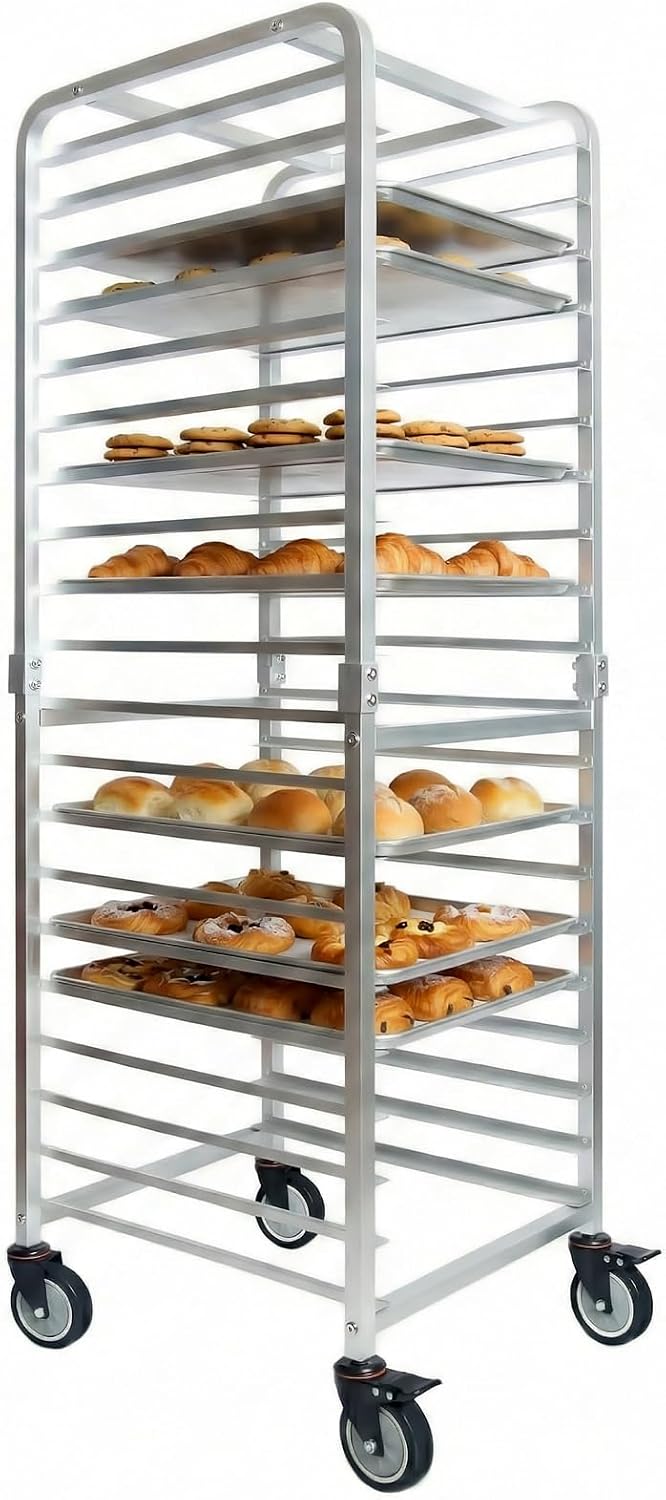 Kitchen Baking Cart - Rak Loyang Baja Tahan Karat 20