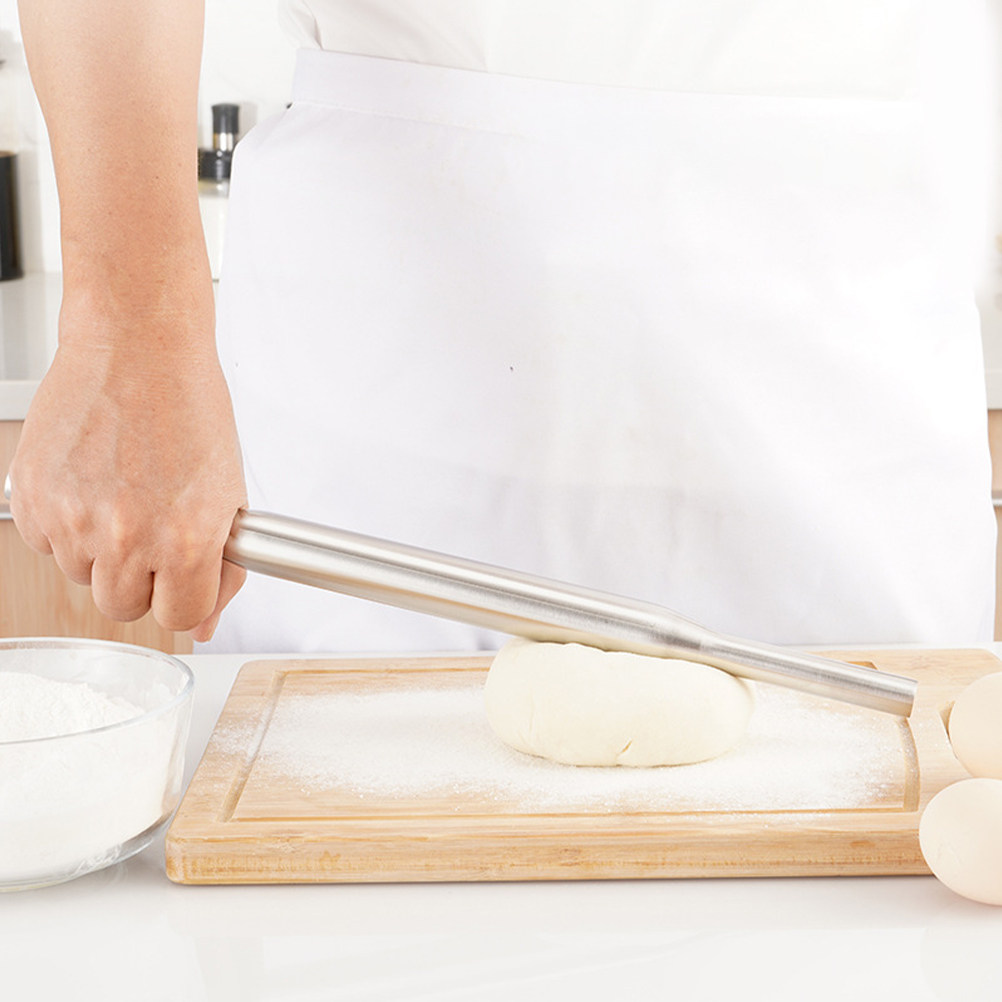 Kitchen Roller Baking - Alat Penggilas Adonan Baja Tahan Karat