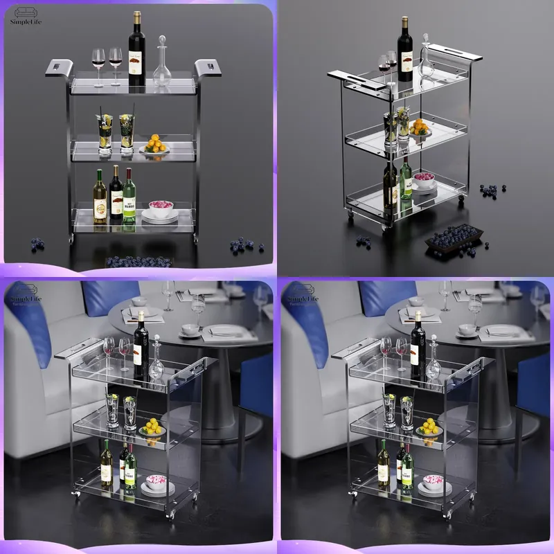 Troli Dapur Modern 3 Tingkat d - Kitchen Baking Cart ulasan dan harga