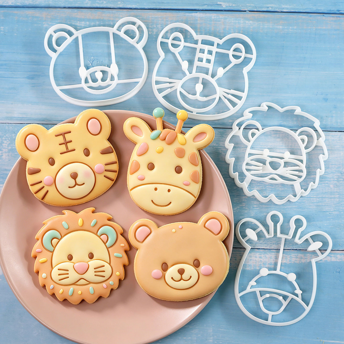 4 Buah Set Pemotong Kue Bentuk - Baking Kitchen Set ulasan dan harga