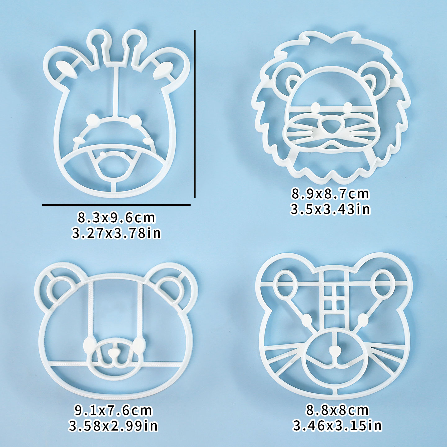 4 Buah Set Pemotong Kue Bentuk - Baking Kitchen Set ulasan dan harga