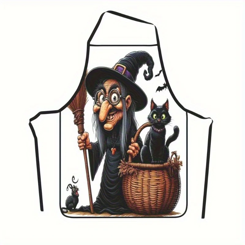 1 buah celemek bertema penyihi - Kitchen Witch Baking ulasan dan harga