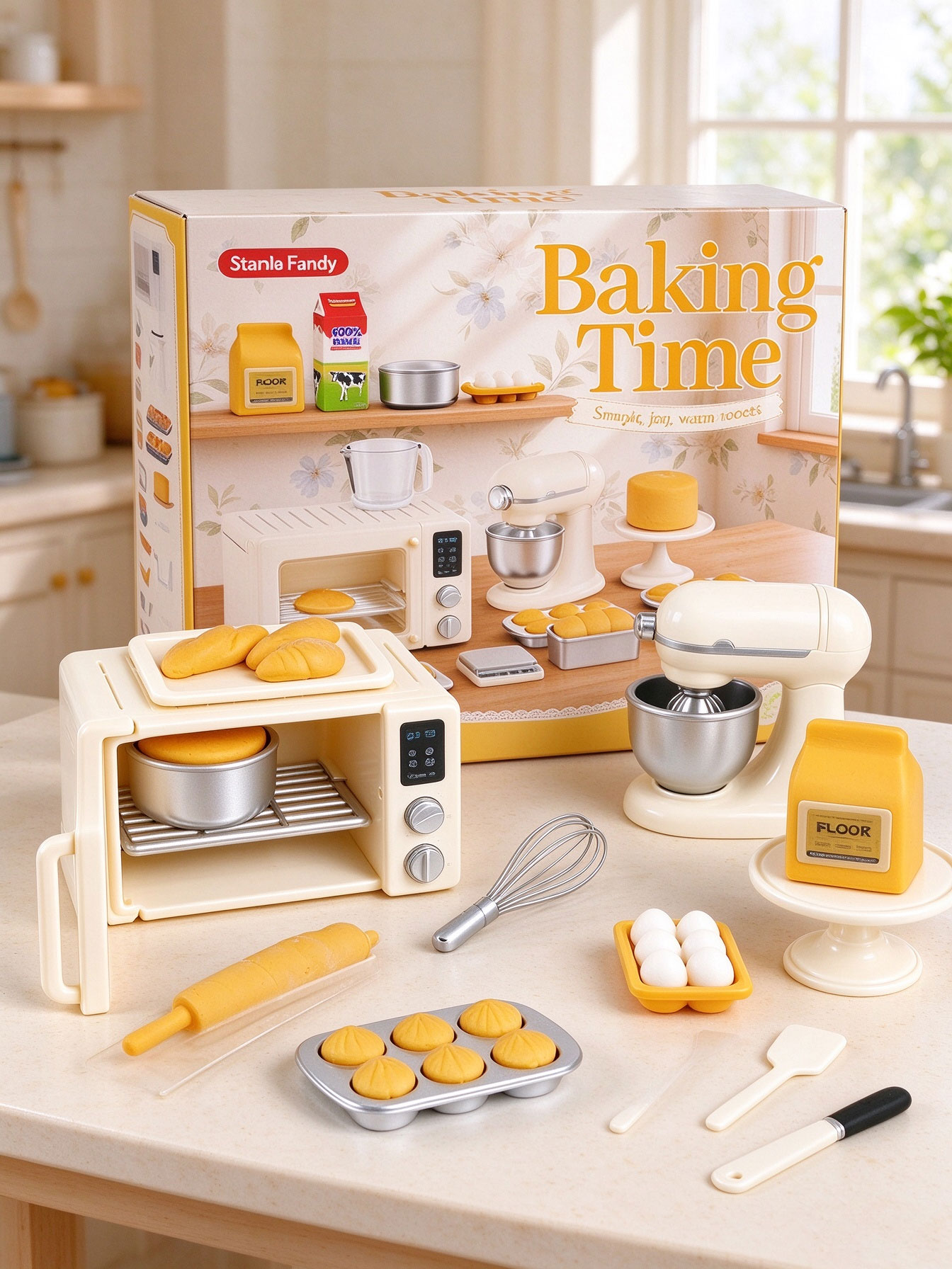 Set Mainan Miniatur Dapur Ruma - Kitchen Kids Baking Set ulasan dan harga