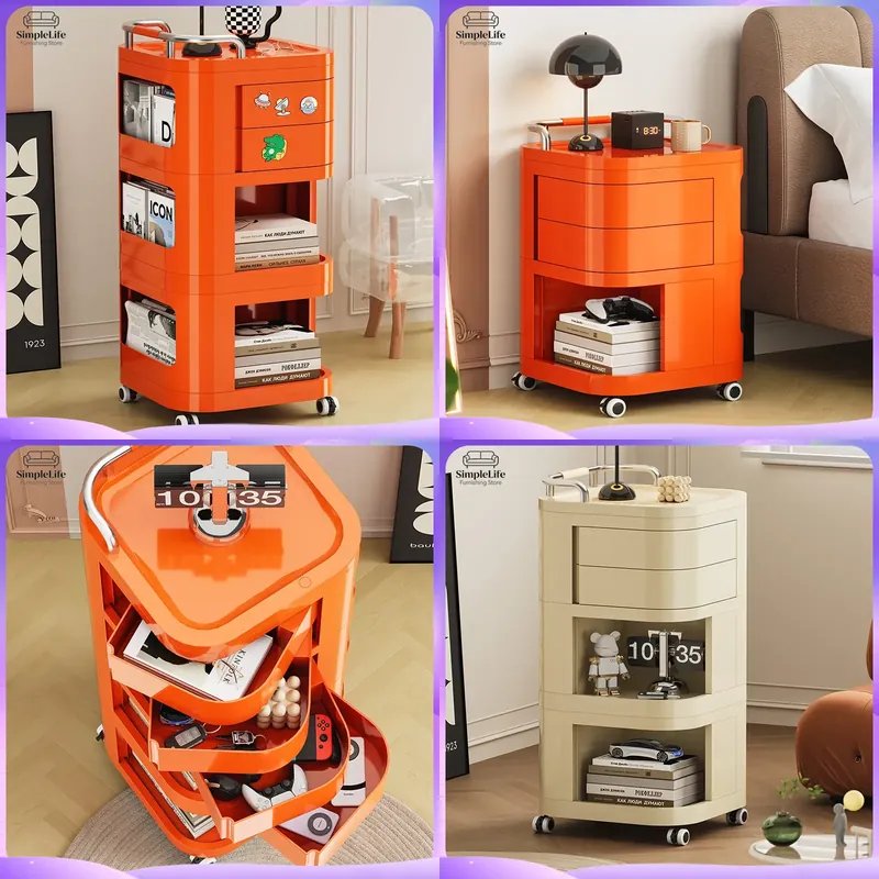 Troli Dapur Beroda, Keranjang  - Kitchen Baking Cart ulasan dan harga