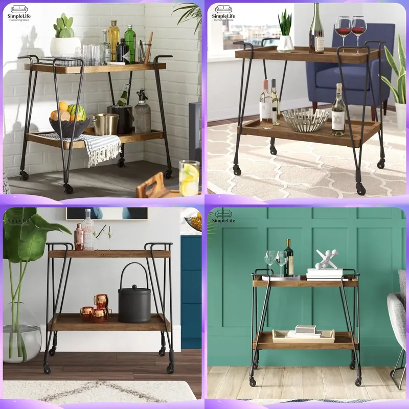 Troli Dapur Beroda, Kereta Dor - Kitchen Baking Cart ulasan dan harga